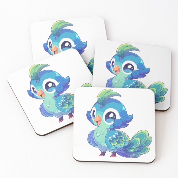 Item preview, Chibi style peacock bird designed and sold by SundayDonuts.