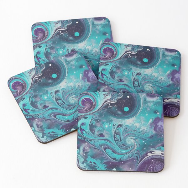 Item preview, Other Worldly Designs- nebulas, stars, galaxies, planets with feathers  designed and sold by BirdsnStuff.