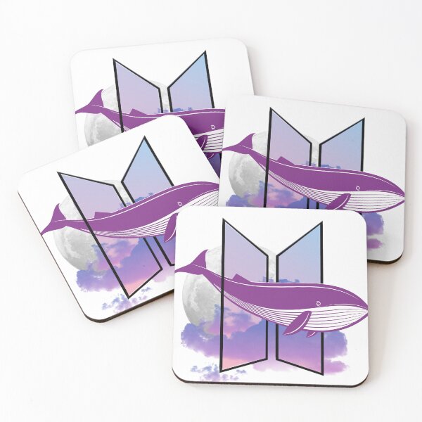 Item preview, BTS - purple whale designed and sold by Koreland.