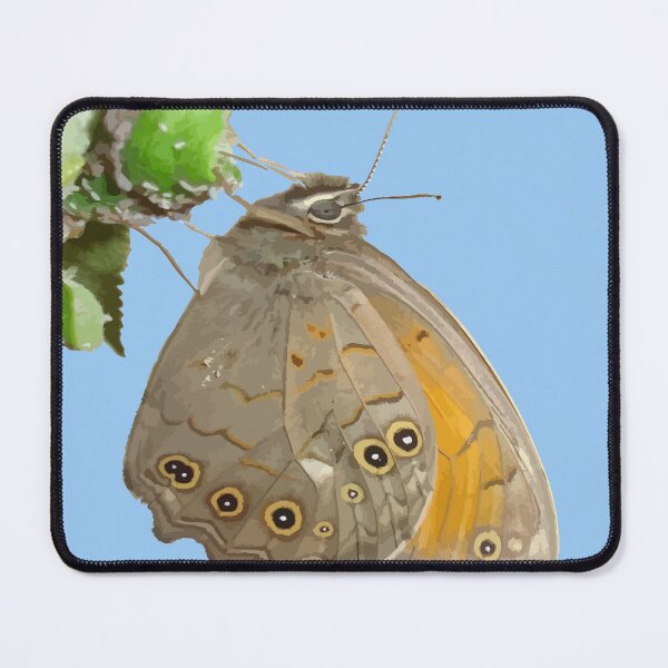 Item preview, Meadow Brown Butterfly Feeding On Aphids designed and sold by taiche.