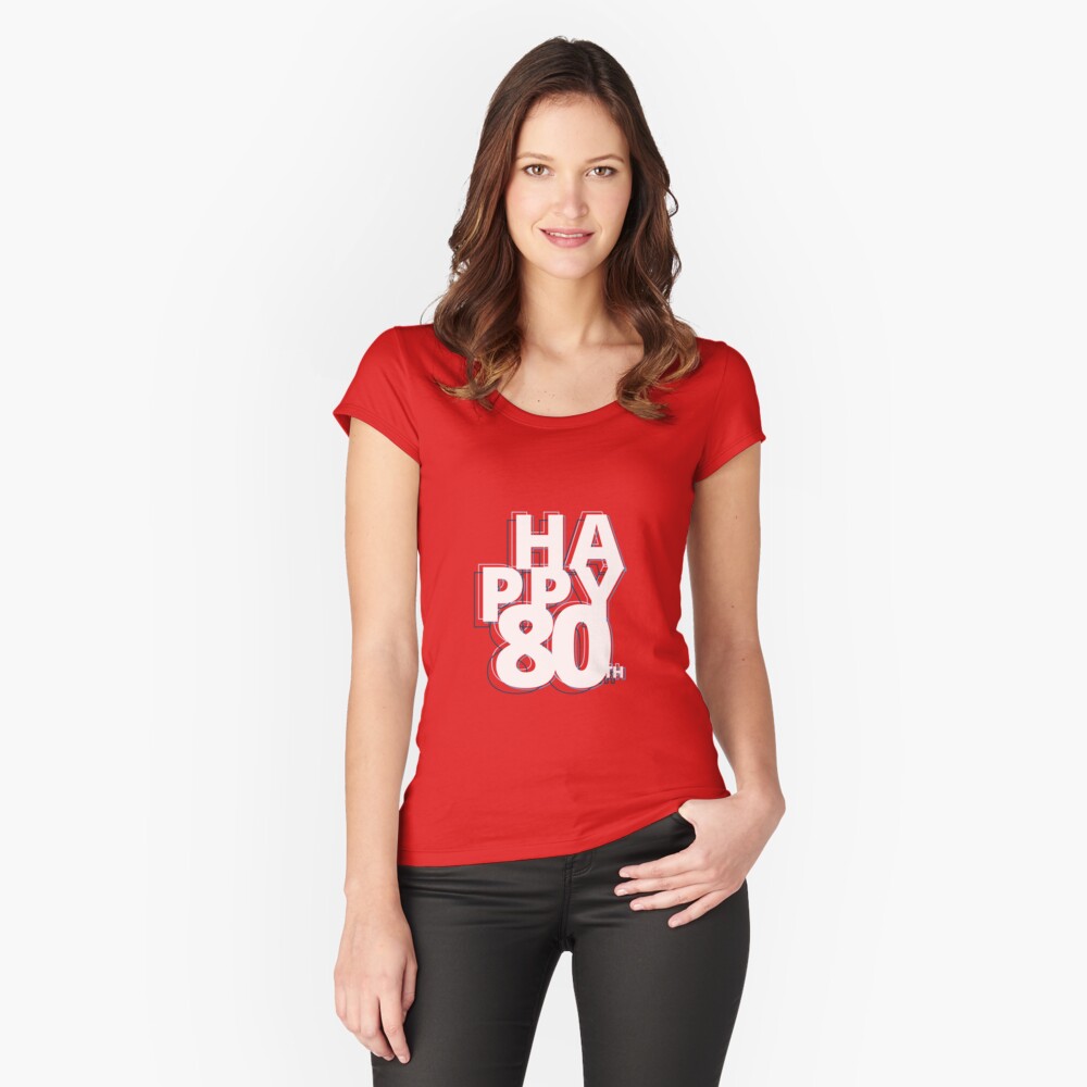 Item preview, Fitted Scoop T-Shirt designed and sold by FunnyNoMark.