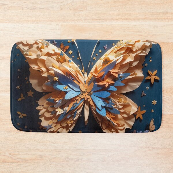 Item preview, Whimsical Butterfly Collage Composed of Flowers and Butterflies designed and sold by sadsapiens.