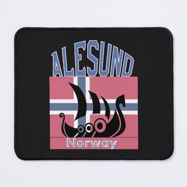 Item preview, Alesund, Norway Gifts & Merchandise, white text designed and sold by LindaLG.