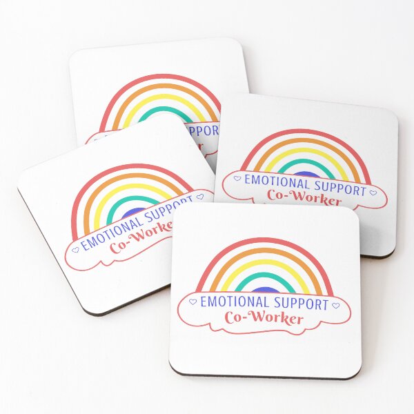 Item preview, Emotional Support Coworker Work Bestie red designed and sold by wejollydigitals.