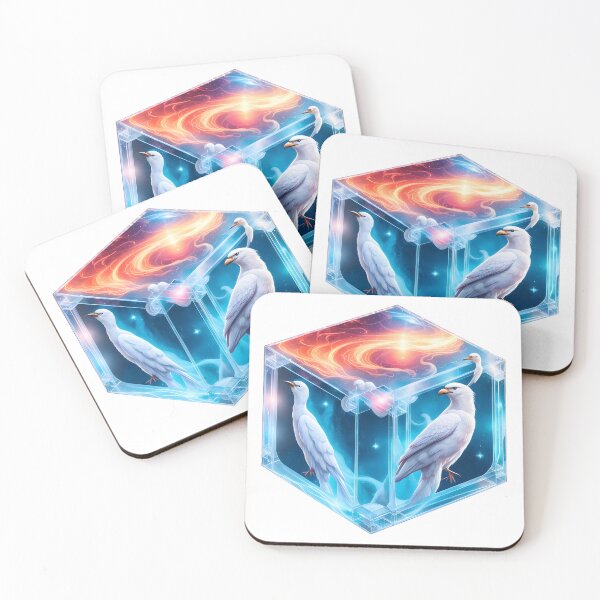 Item preview, Mystic Birds CUBE designed and sold by MoonsideGallery.