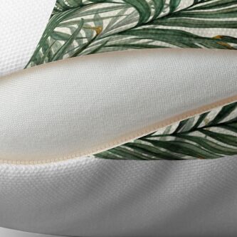 Alternate view of Palm Leaves Throw Pillow