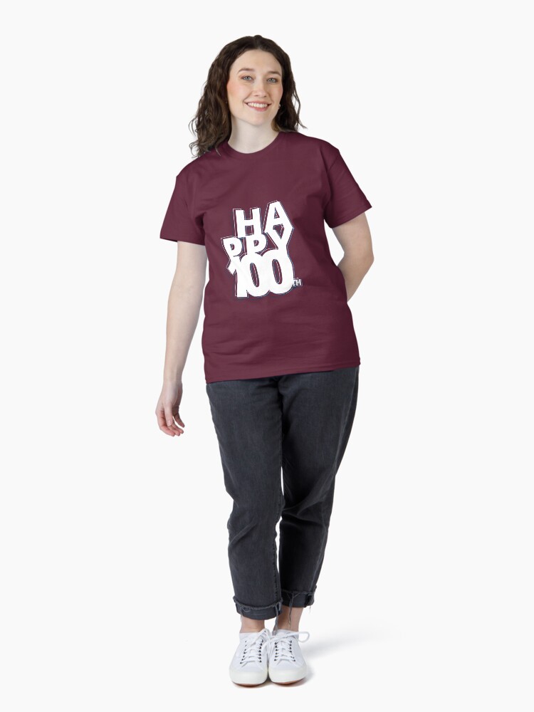 Thumbnail 4 of 7, Classic T-Shirt, happy 100 years designed and sold by FunnyNoMark.