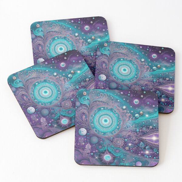 Item preview, Other Worldly Designs- nebulas, stars, galaxies, planets with feathers  designed and sold by BirdsnStuff.