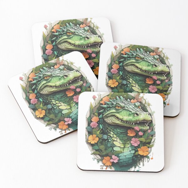 Item preview, Elegant Crocodile 3D Art - Mesmerizing Reptile Design designed and sold by Ayoub Boumehdi.