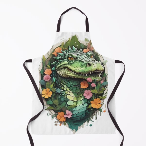 Item preview, Elegant Crocodile 3D Art - Mesmerizing Reptile Design designed and sold by Ayoub Boumehdi.