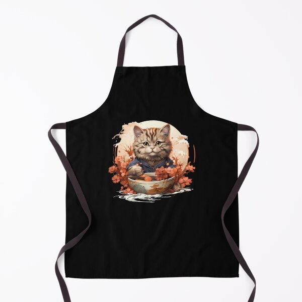 Item preview, Cat's Ramen Delight: Feline Foodie Adventure designed and sold by hamishby.