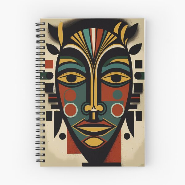 Item preview, "Surreal Convergences: Modern Tribal Face" designed and sold by Art-Vortex-fr.
