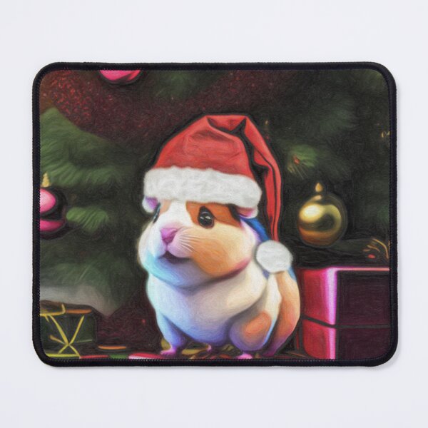 Item preview, Christmas Hamster In Santa Hat designed and sold by NikkiBear67.