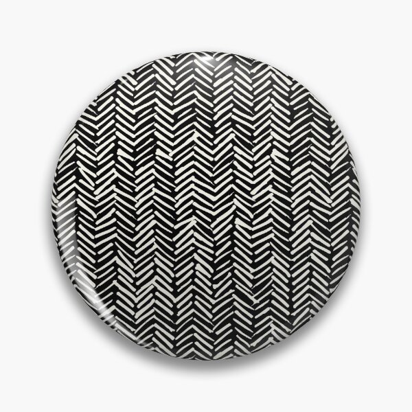 Item preview, Chevron Black and Ivory Pattern in Boho Style designed and sold by BONBcreative.