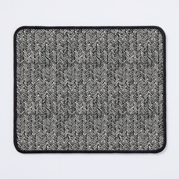 Item preview, Chevron Black and Ivory Pattern in Boho Style designed and sold by BONBcreative.