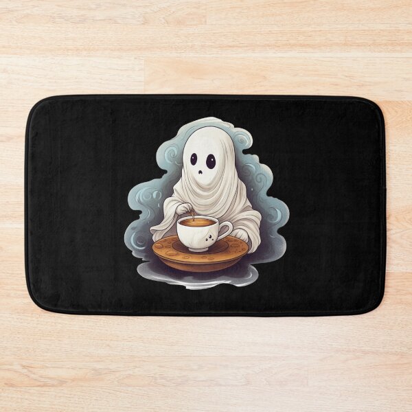 Item preview, Ghost Drinking Coffee Funny Halloween Costume Coffee Lover designed and sold by rynnzz.