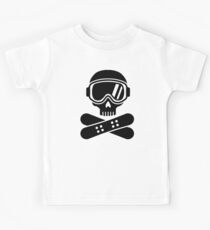 Snowboard skull goggles Kids Tee