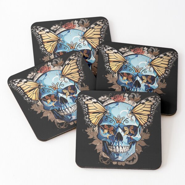 Item preview, Skull Inside Butterfly designed and sold by TrendyPalette.