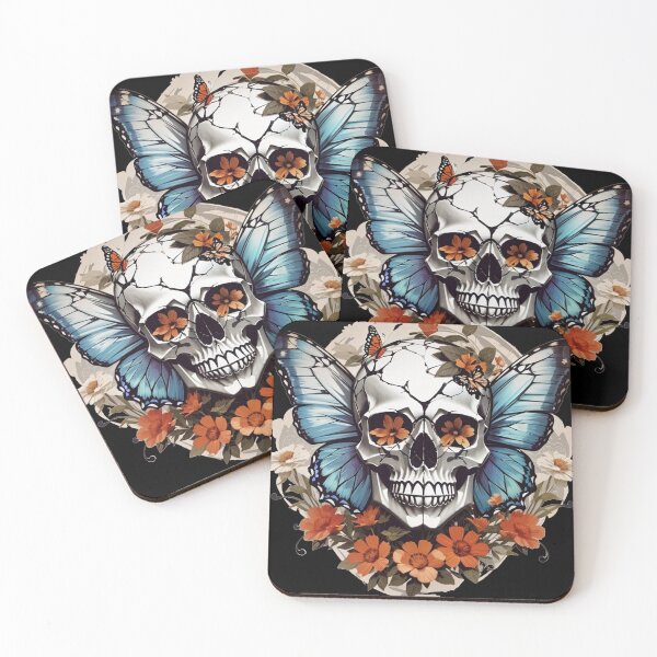 Item preview, Skull Inside Butterfly designed and sold by TrendyPalette.