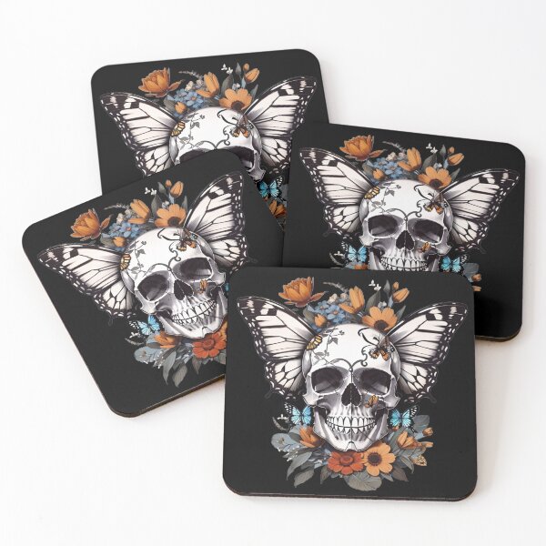 Item preview, Skull Inside Butterfly designed and sold by TrendyPalette.