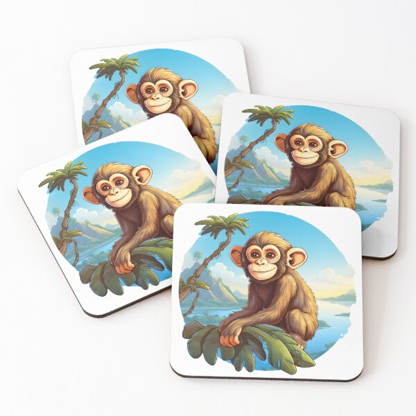 Item preview, monkey on tree designed and sold by lighte.