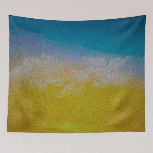 Item preview, Multi Color Pattern Design in Bright yellow, sky Blue and Cloudy white mixed color designed and sold by Md Rashid  Hasan.
