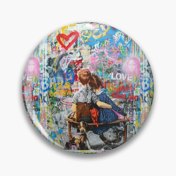 Item preview, Boy And Girl Urban Style Pop Art Collage designed and sold by Teecha.