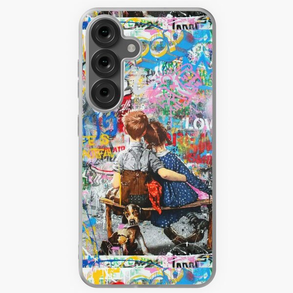 Boy And Girl Urban Style Pop Art Collage Samsung Galaxy Soft Case