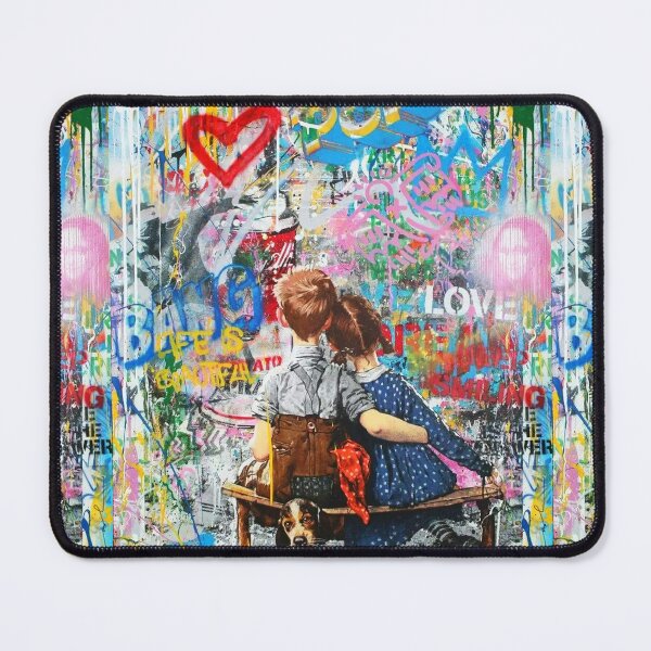 Item preview, Boy And Girl Urban Style Pop Art Collage designed and sold by Teecha.