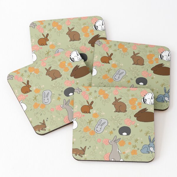 Item preview, Floral Bunny Pattern designed and sold by dragonfly26.