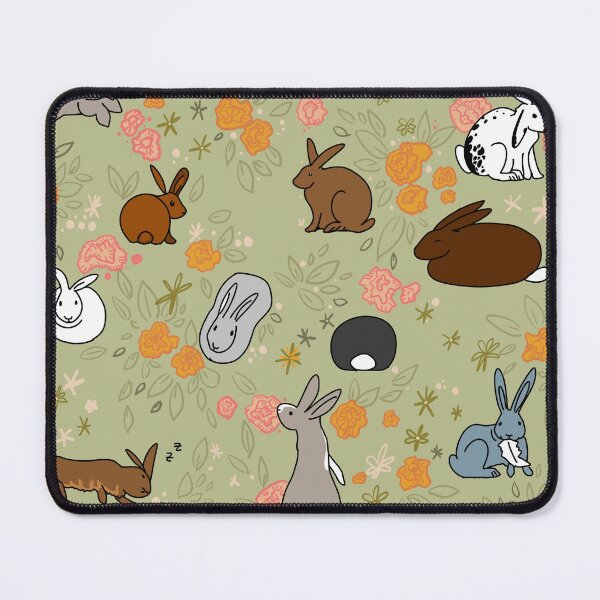Item preview, Floral Bunny Pattern designed and sold by dragonfly26.