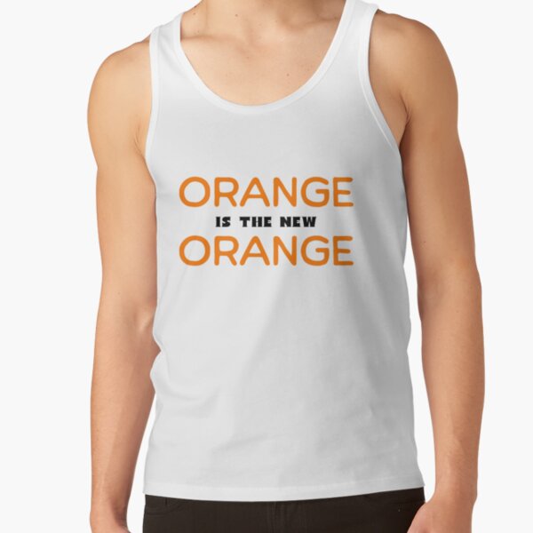 Camiseta naranja divertida de la cárcel del condado para hombre