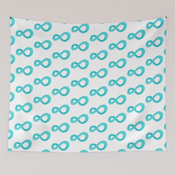 Item preview, Infinity Menthol Blue designed and sold by JaneDesignsForU.