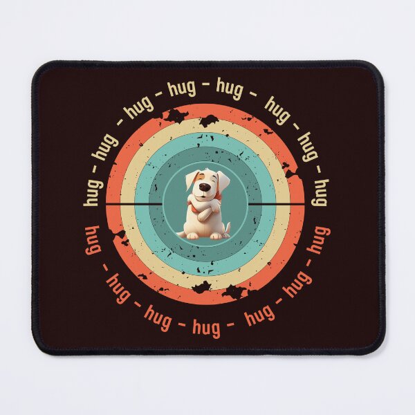 Item preview, Hug Hug Hug and More Hugs - Dog Slogan designed and sold by Wolfheartart.