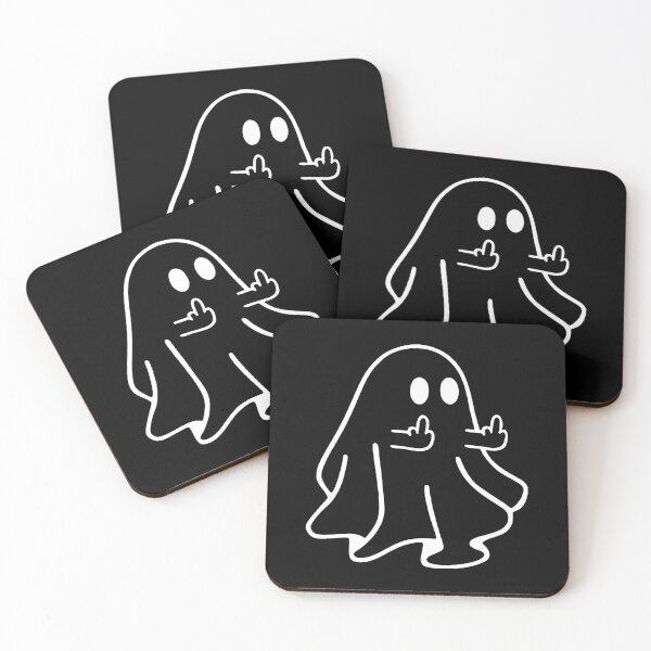 Item preview, Funny Finger Ghost Halloween Cute Ghost designed and sold by KatherineCarine.