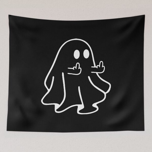 Item preview, Funny Finger Ghost Halloween Cute Ghost designed and sold by KatherineCarine.