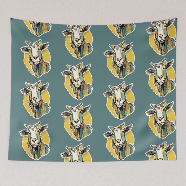 Item preview, Fur, Feathers & Pets Menagerie 04 - Goat designed and sold by OurBarcode.