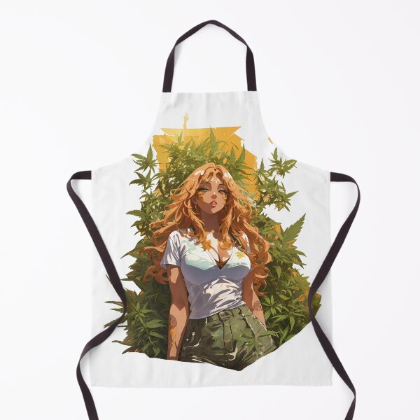 Item preview, Anime Cute Girl With Curly hair. Honey and Weed. 710 baby designed and sold by wojysmokes.