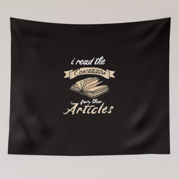 Aperçu de l'œuvre J'ai lu la Constitution pour les articles, cadeau amusant pour professeur d'histoire créée et vendue par HeleneHeinz.