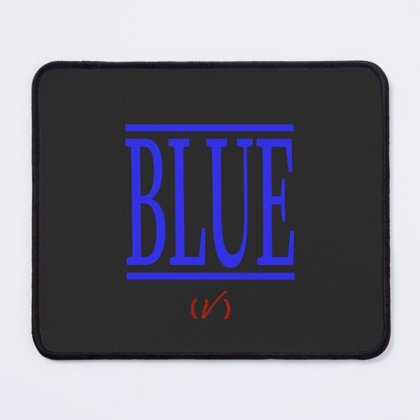 Item preview, BTS V Blue, BTS Taehyung Blue, Layover, Yeontan, love me again,/ black background designed and sold by SoloAutenica.