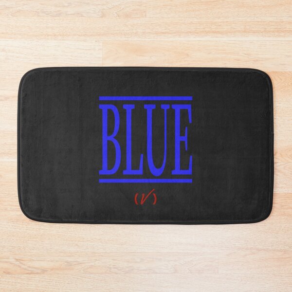 Item preview, BTS V Blue, BTS Taehyung Blue, Layover, Yeontan, love me again,/ black background designed and sold by SoloAutenica.