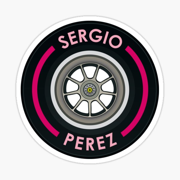 Sergio Perez Reifen 2018 Sticker