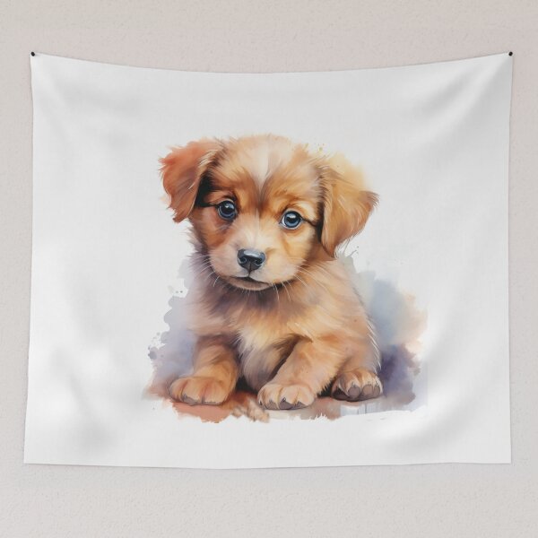 Artikelvorschau, Golden Retriever-Liebhaber - Süßer Golden Retriever entworfen und verkauft von baby-animal-art.