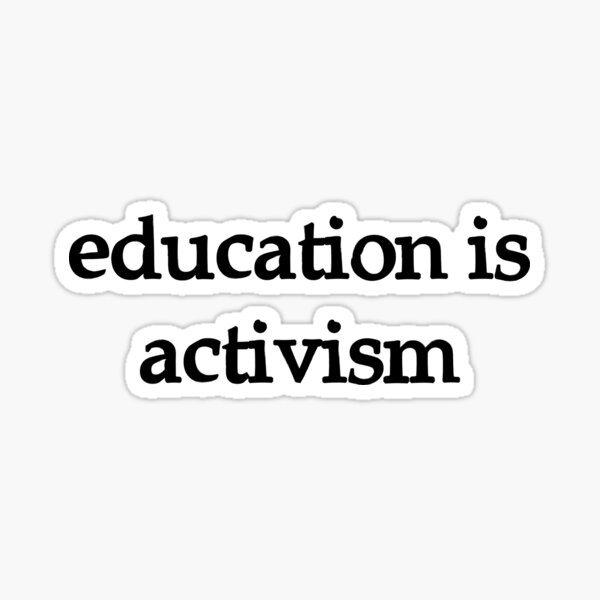Artikel-Vorschau von Bildung ist Aktivismus, designt und verkauft von Walorant.