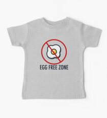 Egg Free Zone Food Allergy Baby Tee