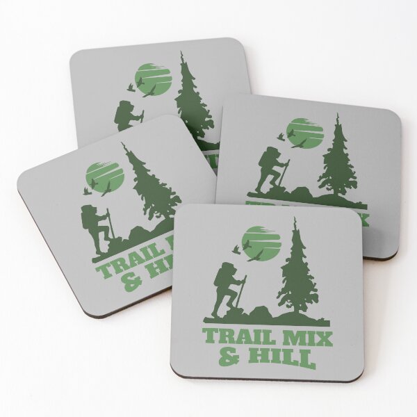 Item preview, Trail Mix and Hill! Funny Hiking Graphic designed and sold by PMCreative.