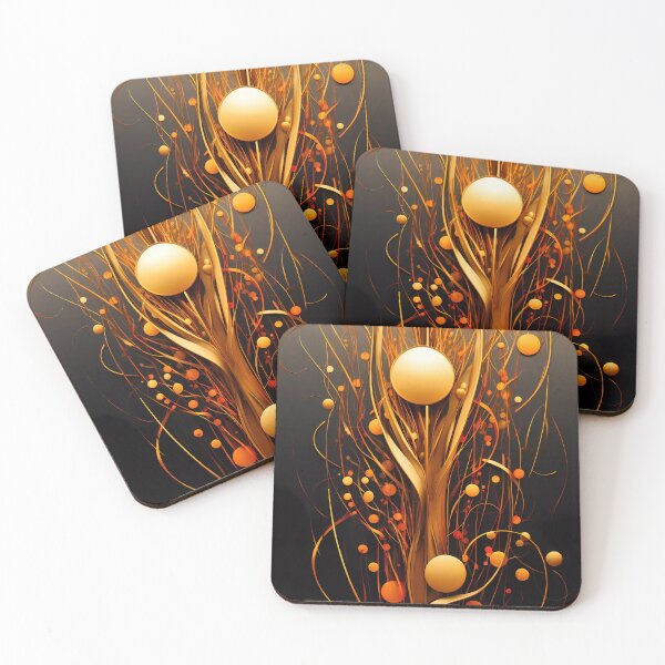 Item preview, "Twisted Gold Elegance" designed and sold by Art-Vortex-fr.
