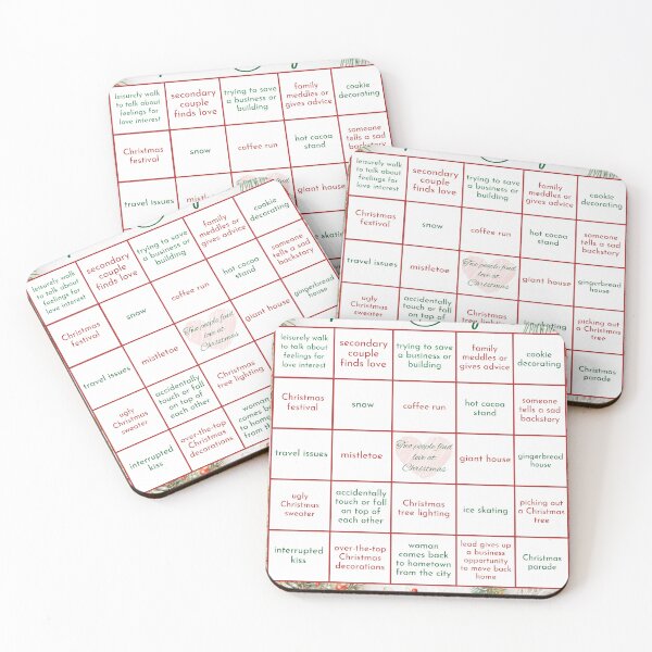 Item preview, Christmas movie bingo card designed and sold by hashtaghedgehog.