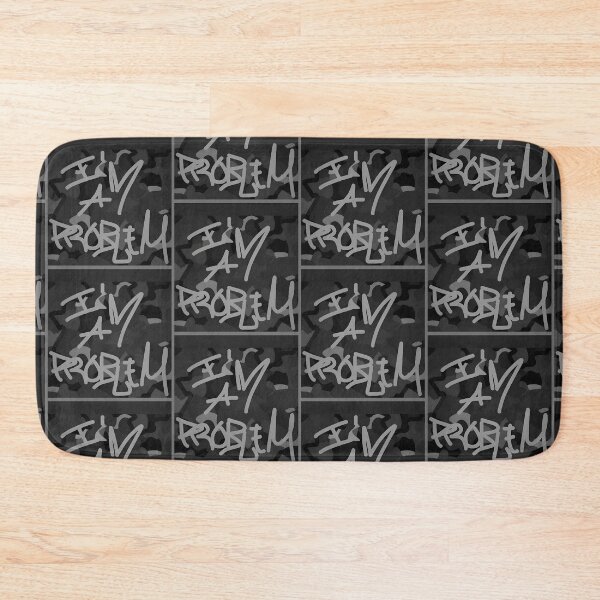 Item preview, BLACK AND GRAY CAMO designed and sold by IMAPROBLEM BRAND CLOTHING BY INFLUENCE GETEM.