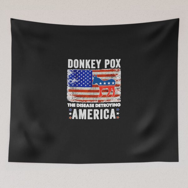 Item preview, Donkey Pox The Disease Destroying America T designed and sold by KonstanRausc.